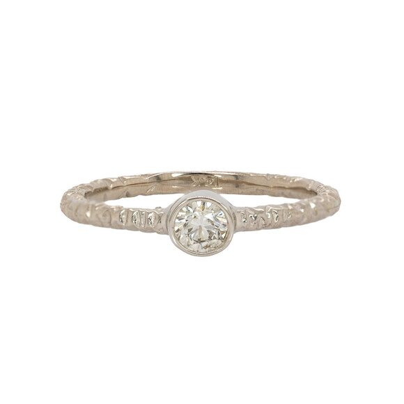 Lab Diamond Ring in Solid 14K Gold | Fine Jewelry - Picture 1 of 8